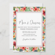 Tropische hibiscus Wedding