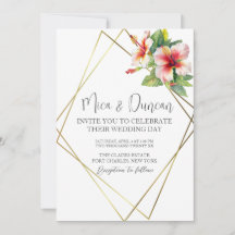 Tropische hibiscus Wedding