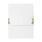 Tropische hibiscus Wedding Uitnodigingen Wikkel (Achterkant Voorbeeld)