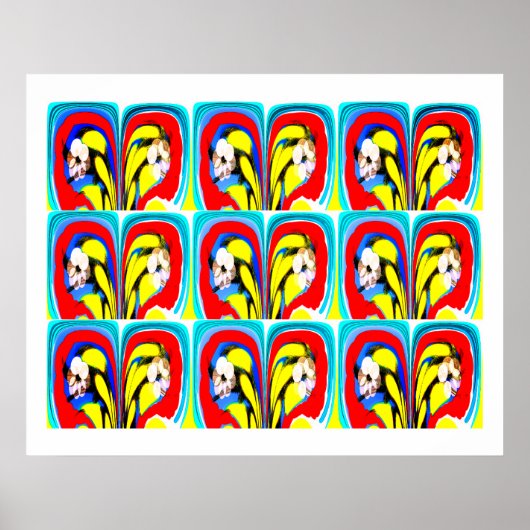 Tropische hitte kunst poster (Voorkant)