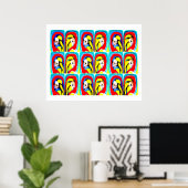 Tropische hitte kunst poster (Thuiskantoor)