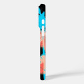 Tropische hittegolf Neon Hawaiian Palm Trees Black Case-Mate iPhone Case (Achterkant / Links)