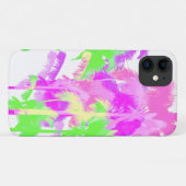 Tropische hittegolf Neon Hawaiian Palm Trees Case-Mate iPhone Case (Achterkant (horizontaal))