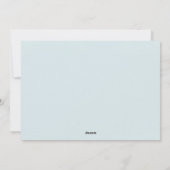 TROPISCHE HOLIDAIRE KAART | Kerst van het kuststra (Achterkant)