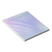 Tropische holografische bladeren notitieblok (Schuin)