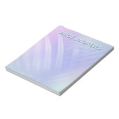 Tropische holografische bladeren notitieblok (Linkerzijde)