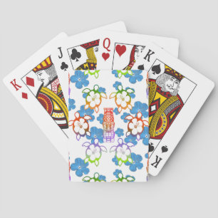 Tropische Honu en Tikis Pokerkaarten