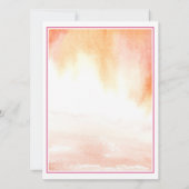 Tropische Hot Pink Freesia Kaart (Achterkant)