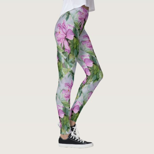 TROPISCHE HOT PINK ORCHID | LEGGINGS (Rechts)