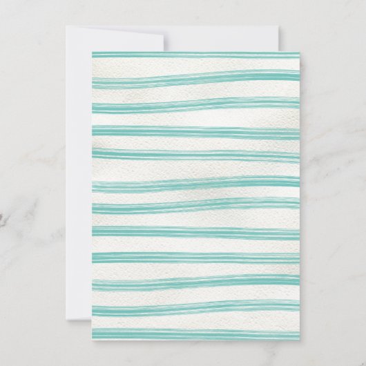 Tropische Hula Meisje Verjaardagsfeestje Kaart (Achterkant)