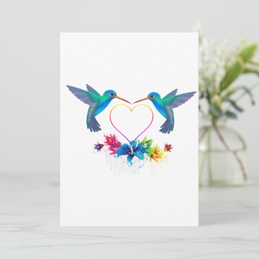 Tropische Hummingvogel (Staand voorkant)