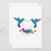 Tropische Hummingvogel (Voorkant / Achterkant)