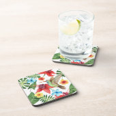 Tropische Hummingvogel Drankjes Onderzetter (Rechterzijde)