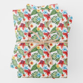 Tropische Hummingvogel Inpakpapier Vel (In situ)