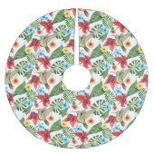 Tropische Hummingvogel Kerstboom Rok (Voorkant)