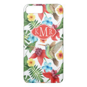 Tropische Hummingvogel | Monogram Case-Mate iPhone Case (Achterkant)