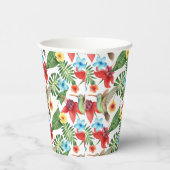 Tropische Hummingvogel Papieren Bekers (Rechts)