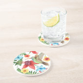 Tropische Hummingvogel Zandsteen Onderzetter (Zijkant)