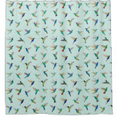 Tropische Hummingvogels Douchegordijn (Voorkant)