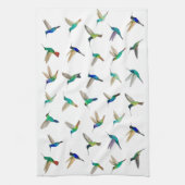 Tropische Hummingvogels Theedoek (Verticaal)