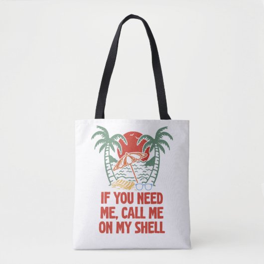 tropische Humor Tote Bag (Voorkant)