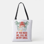 tropische Humor Tote Bag (Achterkant)