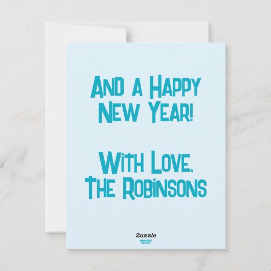 Tropische hut Kerstmis Palm Beach Lights Feestdagenkaart (Achterkant)