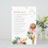 Tropische ijsbridal vind de gastwedstrijd (Staand voorkant)