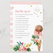 Tropische ijsbridal vind de gastwedstrijd (Voorkant / Achterkant)