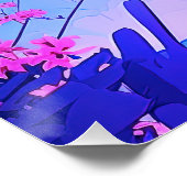 Tropische illustratie ingelijst kunst perfect poster (Hoek)