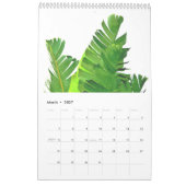 Tropische illustratie kalender (Mar 2027)
