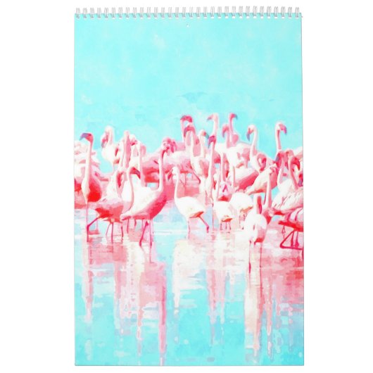 Tropische illustratie kalender (Hoes)