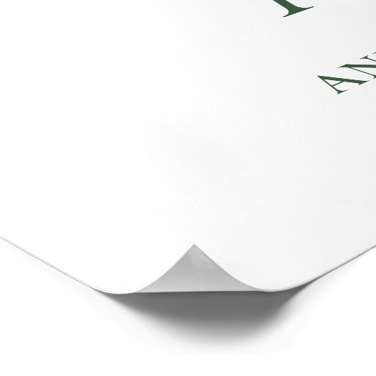 Tropische Indiase pauw bloemenbruiloft foto Poster (Hoek)