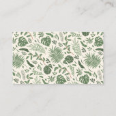 Tropische Indiase Trouwwebsite QR Code Informatiekaartje (Achterkant)