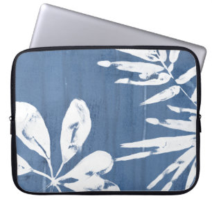 Tropische indigoindrukken - Tropische groen Laptop Sleeve