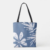 Tropische indigoindrukken - Tropische groen Tote Bag (Achterkant)