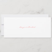 Tropische instapkaart voor huwelijksuitnodigingen kaart (Achterkant)