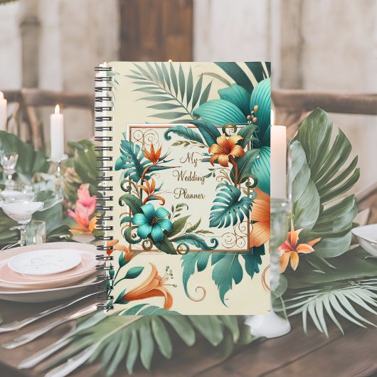 Tropische Iridescence Wedding Planner