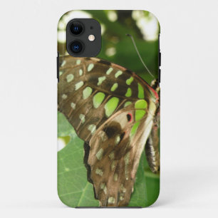 Tropische Iridescent Green Butterfly iPhone Case