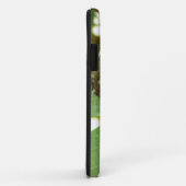 Tropische Iridescent Green Butterfly iPhone Case (Achterkant/rechts)