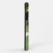 Tropische Iridescent Green Butterfly iPhone Case (Achterkant/rechts)