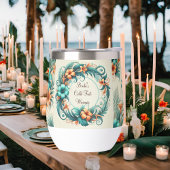 Tropische iriscentie thermische wijn Tumbler