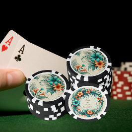 Tropische Iriserende Pokerchip