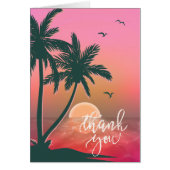 Tropische isle Sunrise Bedankt roze ID581 (Voorkant)