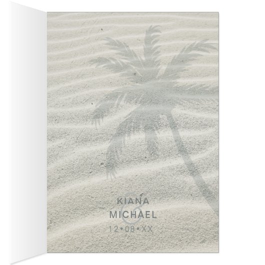 Tropische isle Sunrise Bedankt roze ID581 (Binnen (Rechts))