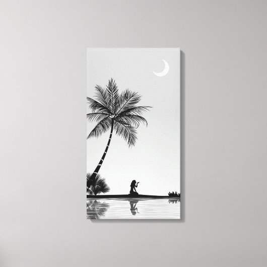Tropische isolatie canvas afdruk (Voorkant)