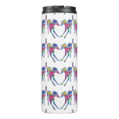 Tropische Italiaanse windhonden Thermosbeker (Achterkant)