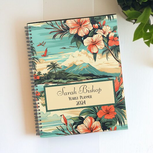 Tropische  Jaarlijkse Planner Hardcover
