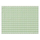 Tropische Jade Tree Green lekt op wit Tafelkleed (Voorkant (Horizontaal))