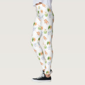 Tropische Jonge Kokosnoot Zomer Paradijs Leggings (Links)
